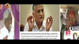 VK Singh's Dog Remark | Lalu and Nitish Kumar Condemned His Statement.