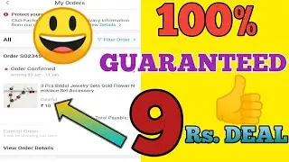 Club Factory 9 Rs Deal Guaranteed trick