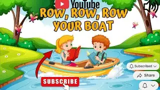 Row Row Row Your Boat 🚣&zwj;♂️ | Kids Nursery Rhyme | 3D Animation | Tricfo