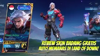 REVIEW SKIN BADANG GRATIS AUTO MEMANAS DI LAND OF DOWN -MOBILE LEGENDS