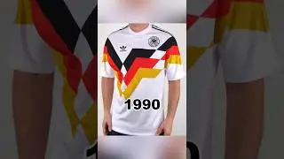 Every World cup Germany Jersey Evolution.