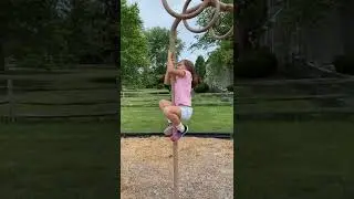 Pole climbing #shorts #climbing #playground