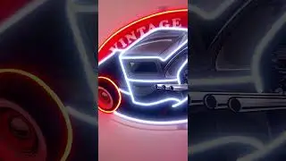 Zanvis Neon | Vintage Car Unboxing #shorts #zanvisneon #customneonsign #logoneonsign