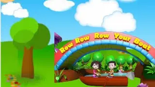 Row. Row. Row .your ⛵ boat rhymes/ kids fun with nursary rhymes /kids fun ⛵⛵⛵