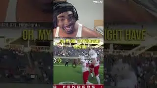 BEST PLAY IN XFL HISTORY!!!!!!! #shorts #short #xfl