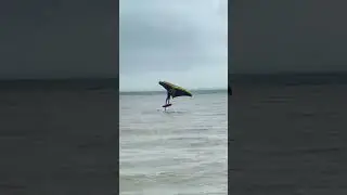 Down wind wing foil mode training