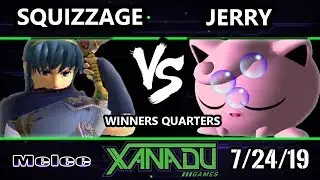 S@X 312 SSBM - Jerry (Jigglypuff) Vs. squizzage (Marth) Smash Melee Winners Quarters