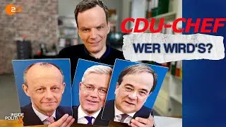 CDU-Chef gesucht - Merz, Laschet und R&ouml;ttgen im Machtkampf | ZDFheute Inside PolitiX