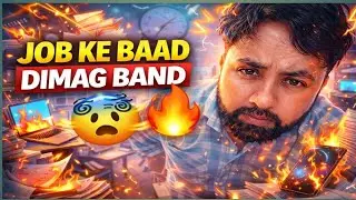 Job Ke Baad Dimag Band #NightRoutine#OfficeLife#RelatableVlog#DailyVlog#WorkingLife#RealStruggleLife