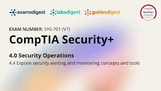 CompTIA Security+ SY0-701 (V7) Certification Exam Full Course Vol. 4.4