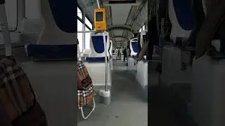 Zagreb tram ride inside pov