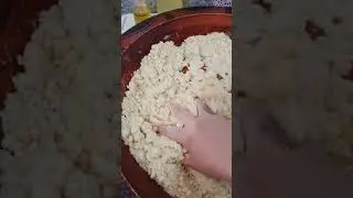 كسرة معجونة 😋 قسنطينية 🤔🤗 شمري علي درعيك ونودي تخبزي ،🙋😃
