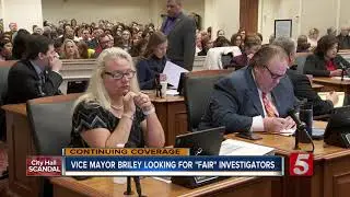 Vice Mayor Briley Seeking 'Open-Minded' Council Members For Investigative Committee