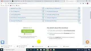 How TO Download & Install Dev C++