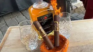 Trying the Oliva Serie V along with a Single Malt Whisky 