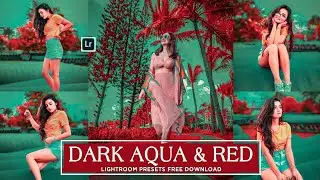 Пресеты Lightroom Dark Aqua & Red Tone || Пресеты Lightroom Mobile в формате DNG || Скачать беспл...