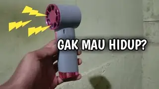 SOLUSI PEMULA PASTI  BISA MEPERBAIKI#kipasangin #portable #mini