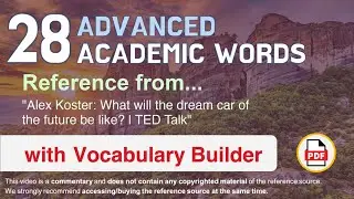 28 Advanced Academic Words Ref from 