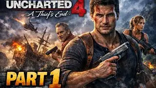 Uncharted 4 A Thief's End Gameplay Part 1 | Full Story | No Commentary | PS4