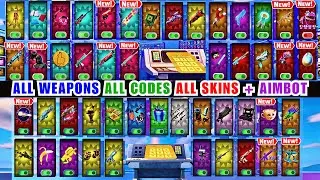 CRAZY 1V1 FFA ALL GUNS & RIDES MAP FORTNITE CREATIVE - ALL SECRETS LOCATIONS (SECRET CODE) PART 17