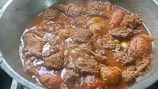 ডিম, আলু, পিয়াজু,ও মাছের ঝোল | Spicy Egg Fish Piyaju Curry Recipe.