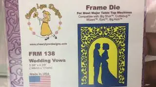 Cheery lynn designs/ Wedding Vows Die Cuts