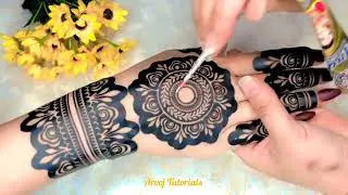 Amazing & Beautiful Mehndi Stencil Design | Elegant Sudanese Mehndi 2025 #2 