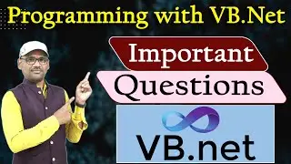 Programming with Vb. Net Important Questions | IMP Questions Programming with Vb. Net in Hindi