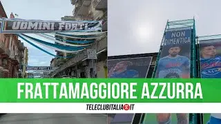 Frattamaggiore azzurra per il Napoli  non dimentica Lorenzo Insigne