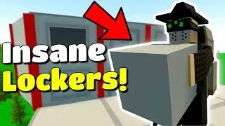 RAIDING HUGE MODDED LOCKERS But They Are 10,000 HP! (Modded Unturned #128)
