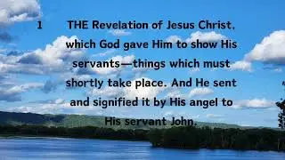 The Revelations 1 Beginning #god #jesuschrist #holyspirit #bibleversesoftheday #bookofrevelations