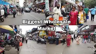 Biggest Wholesale Market in Thane Maharashtra 2025 | Shopping in Jambhali Naka Market Thane West