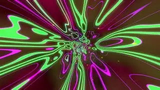Abstract Background Video Color Changing Relaxing Neon Tunnel ASMR 4K VJ Loop
