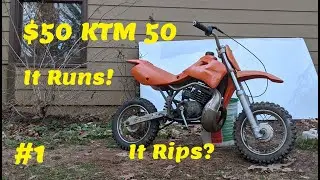 $50 KTM 50 Dirt Bike : Will it Run?