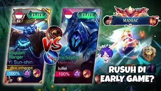 Rusuh D Early Game! Yss Langsung Mode Serius! - Mobile Legends