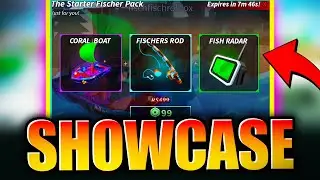 STARTER PACK SHOWCASE in FISCH! (CORAL CRUISER & FISCHER'S ROD) | Is it worth it? ROBLOX