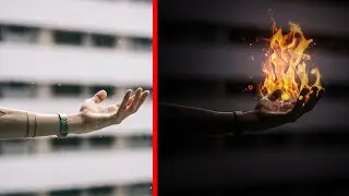 How to Blend Fire in Your Hand | Photoshop Tutorial