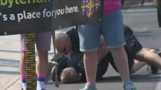 Pride Parade 2022 security guard arrested, found not guilt of battery