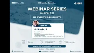 IEEE Student Member Benefits by Mr. Nandan S. LBS Institute of Technology for Womenhiruvananthapuram