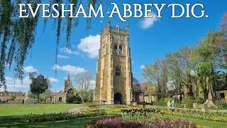 Evesham Abbey archaeological dig