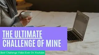 What? Is this even possible? Yes. Click the video to see the challenge video. 1Trillion+ Views.