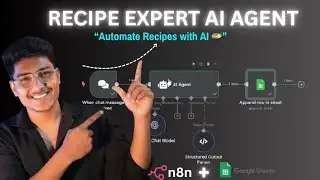 Recipe Expert AI Agent | Automate Recipes with n8n + OpenAI + Google Sheets (Hindi/Urdu Tutorial)