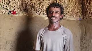 اليمن -  نازحون يتخذون من الأكواخ والعشش مساكن  لهم في حجة