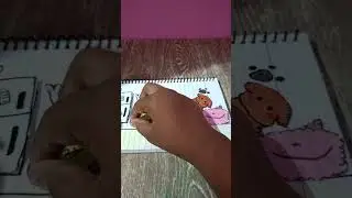 Raising a dog # paper craft # inspired by 💸Baekkum#My first long video #