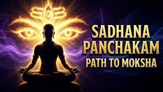 🔱 Sadhana Panchakam 🌸  साधना पंचकम्  🕉️ Adi Shankaracharya’s Path of Shiva Sadhana  🔱