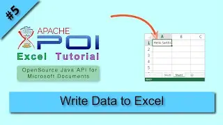 How to write data in excel sheet using Java POI,