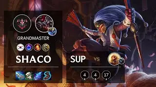 Shaco Support vs Leona - KR Grandmaster Patch 10.21
