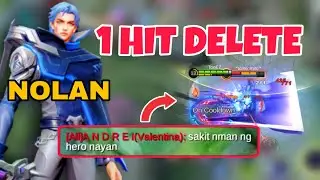 NEW ML HERO NOLAN 1 HIT DELETE THE ENEMY🥵🔥| ML | MLBB | MOBILE LEGENDS BANG BANG