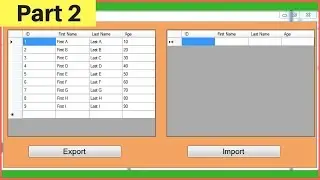 C# - How To Import And Export Datagridview To Text File Using C# [ With Source Code ] Part_2