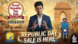 Flipkart Republic Day Sale STARTS 😱 vs Amazon Great Republic Day Sale 2026 | Bank Offers, Cycle Deal